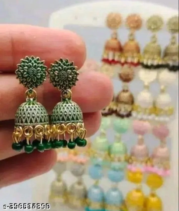 Earrings 12 Colour Pcs